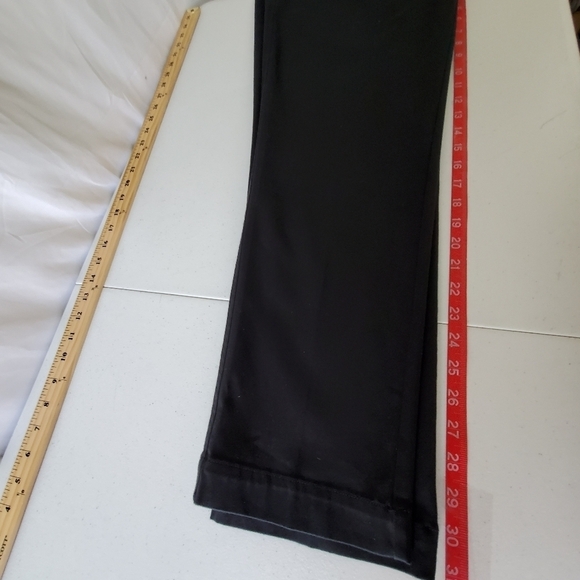 Gap High Rise Slim Crop Pants Size 16 Tall Black Academia Career NWT - Picture 9 of 15